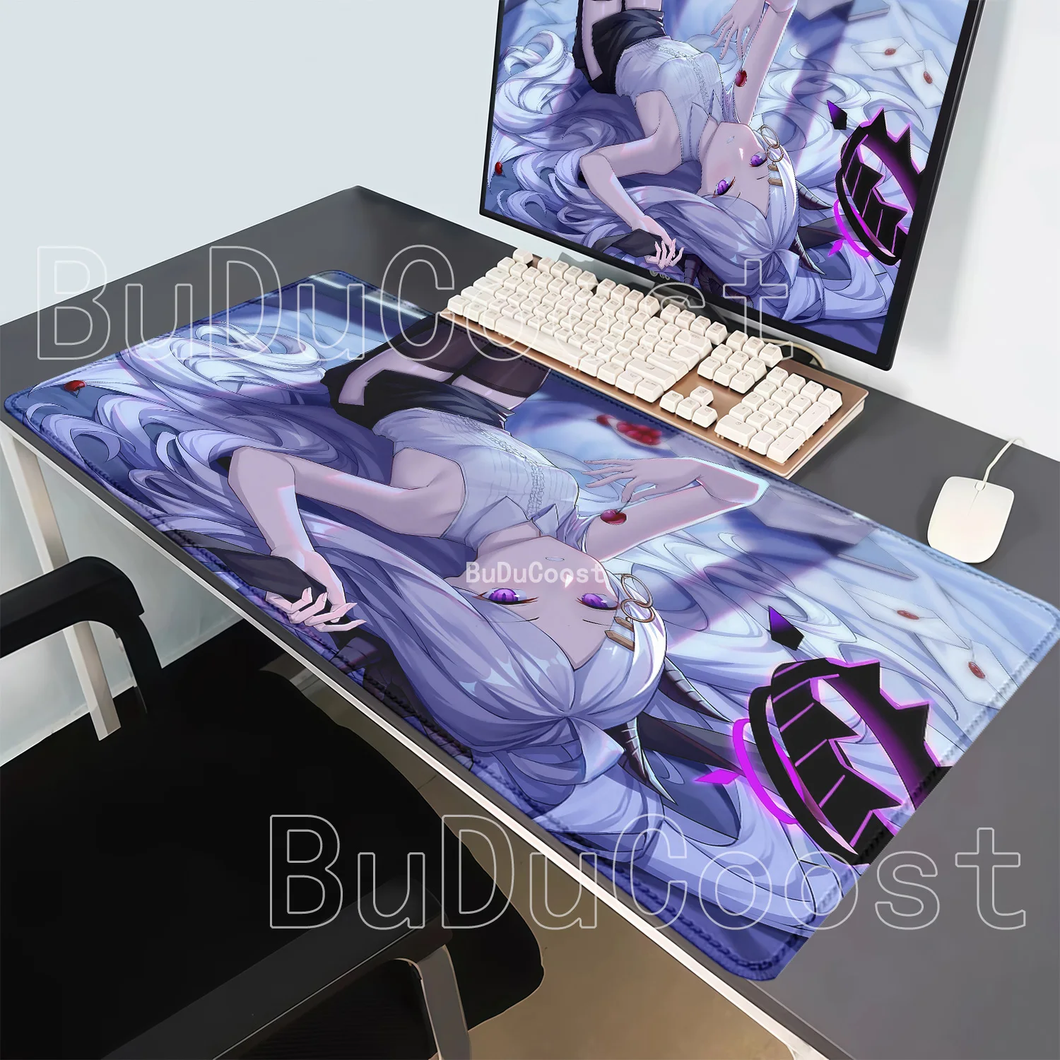 HD Printing Blue Archive Sorasaki Hina Large Mousepad Non-slip XXL Mouse Pad Keyboard Kawaii Anime Girl Overlock Office Desk Mat