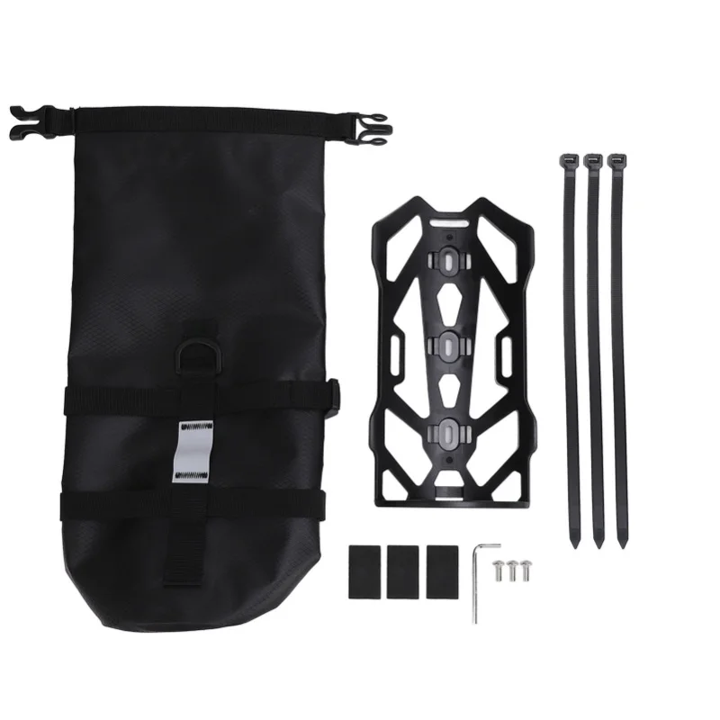 

Сумка для передней вилки велосипеда, многофункциональная водонепроницаемая светоотражающая полоса, легкая сумка-вставка для передней части велосипеда, 5 л, большая вместимость