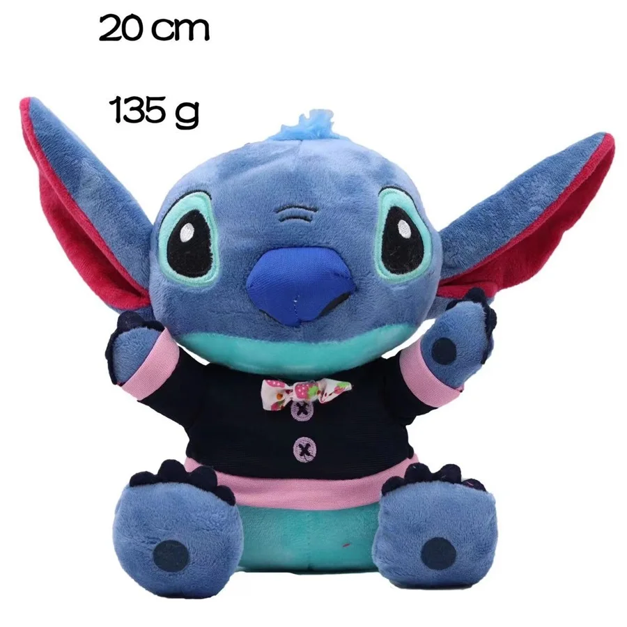 Disney Stitch-muñeco de peluche de Lilo & Stitch para niños, muñeco de peluche de Anime, regalo de cumpleaños