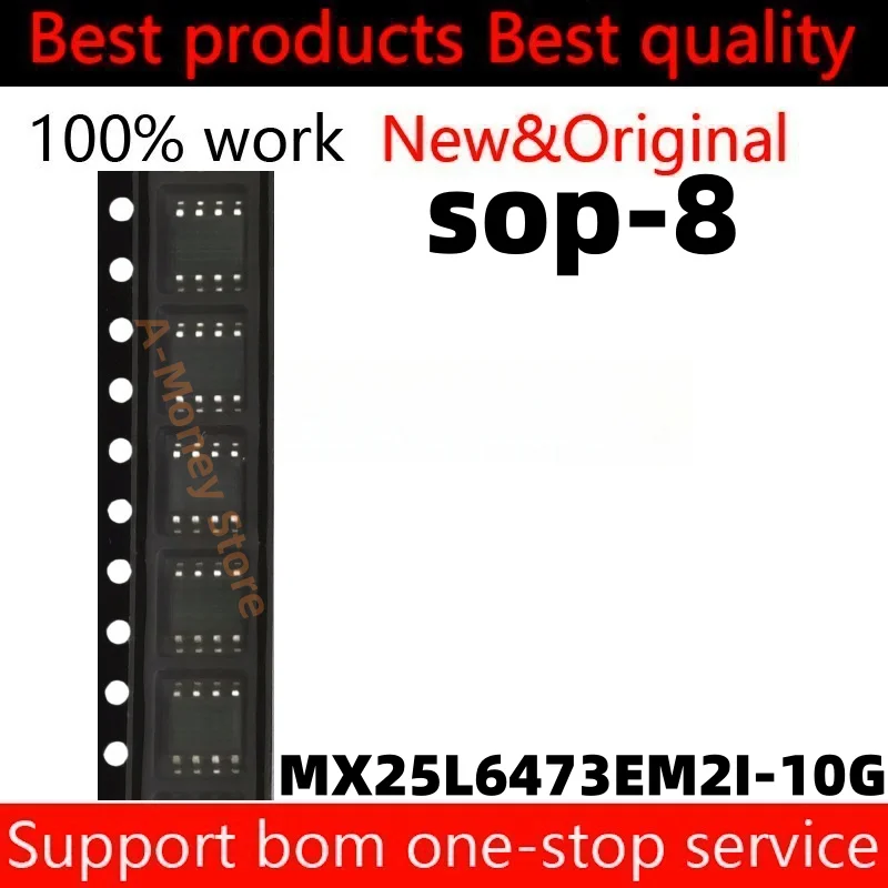 

(5-10pcs)25L6473E MX25L6473EM2I-10G 25L6473EM2I-10G MX25L6473EM2I MX25L6473E MX25L6473 sop-8