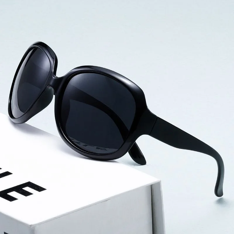 Nuevas gafas de sol de gran tamaño con montura circular, diseño para mujer, marca de moda, gafas de sol para actividades al aire libre y conducción, gafas para dama, protección UV400.