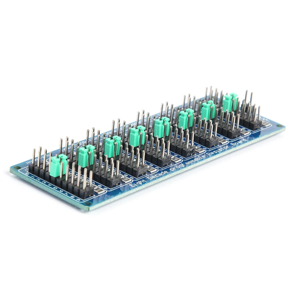 Papan Resistor Delapan Dekade yang Dapat Diprogram Langkah 1R- 9999999 Komponen Papan Resistensi Rintangan R 1/2 Watt