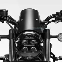 혼다 CMX REBEL 500 cmx500 rebel500 2017 - 2021 모토 알루미늄 윈드 실드 엑시셜 윈드 스크린 디플렉터 윈드 실드 스크린