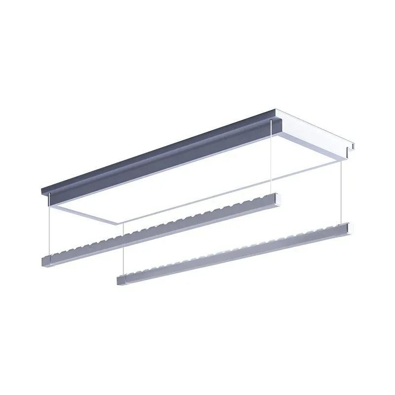 

Intelligent electric drying rack remote control ultra-thin 7cm telescopic lifting balcony double rod embedded household automati