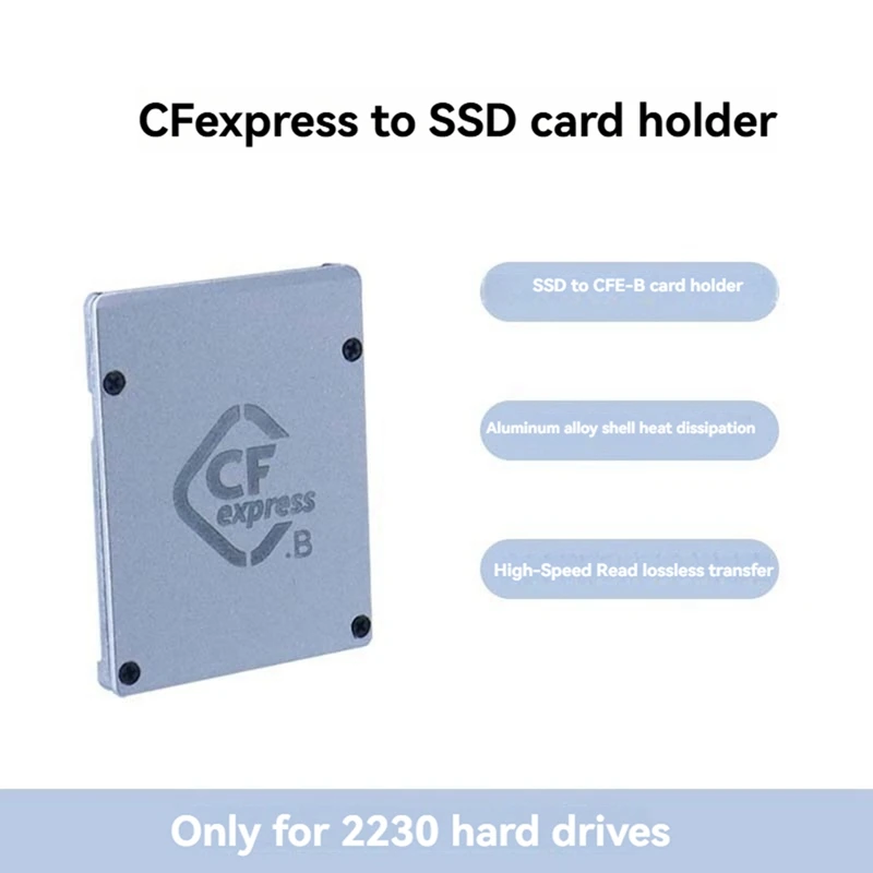 Cfexpress Type B To NVME M.2 2230 SSD Adapter, Pcie 4.0 Expansion Memory Cfexpress Card Adapter For CANON NIKON R5/R5C-A36G