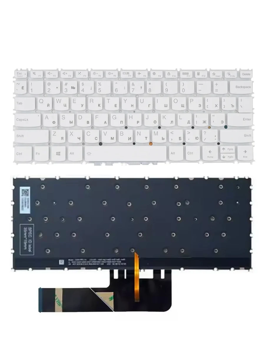 

XIN-русская раскладка, клавиатура для ноутбука с подсветкой для Lenovo Yoga Slim 7-13ACN05 7-13ITL05 карбон 13ITL5