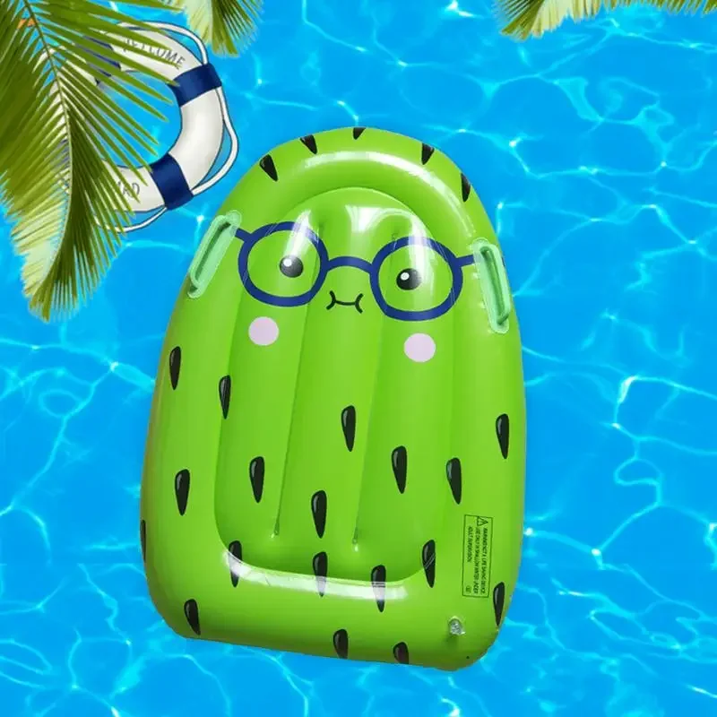 Flotador inflable con forma de fruta con mango, juguete de agua de dibujos animados para niños, Fiesta EN LA Piscina al aire libre, suministros de natación inflables