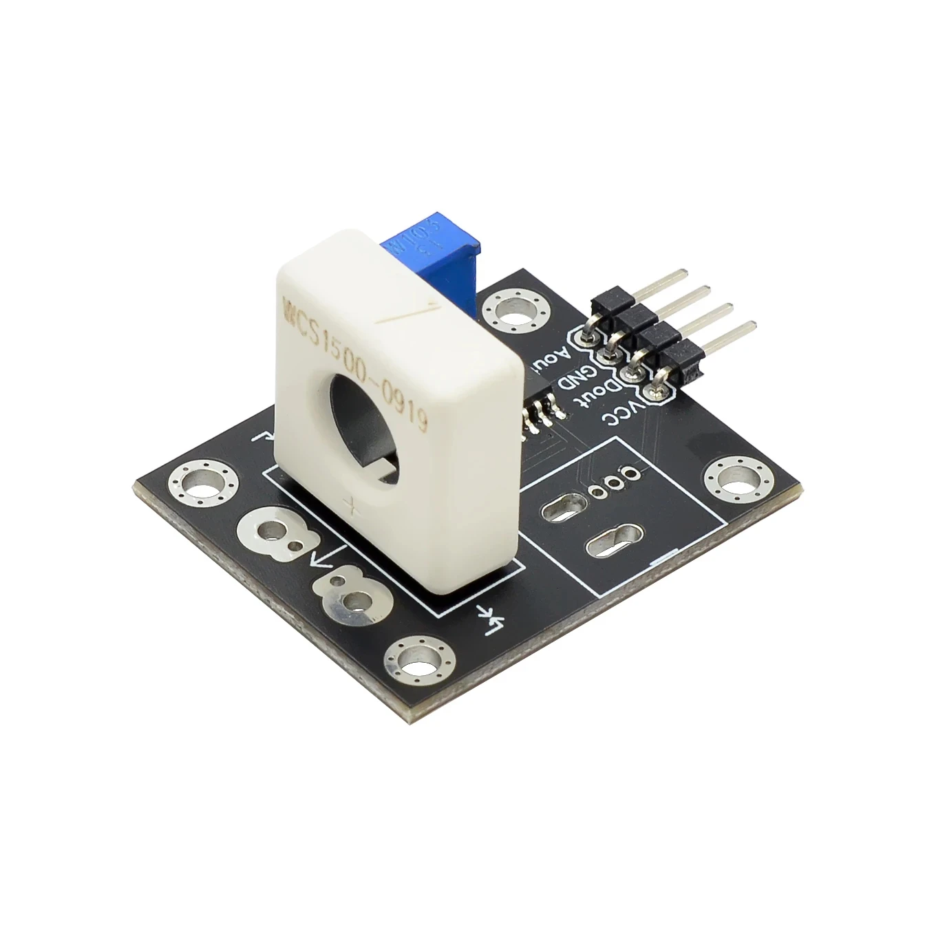 1PCS WCS1600 WCS1700 WCS1800 3-5V Hall Current Sensor Adjustable DC 100A 70A 35A Short Over-Current Detector Protection Module