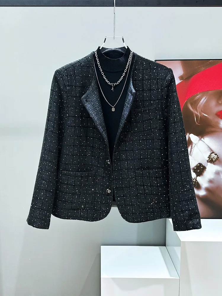 

Оригинальная высококачественная мужская куртка с декором из страз, в корейском стиле, модная верхняя одежда для весеннего сезона, повседневная.