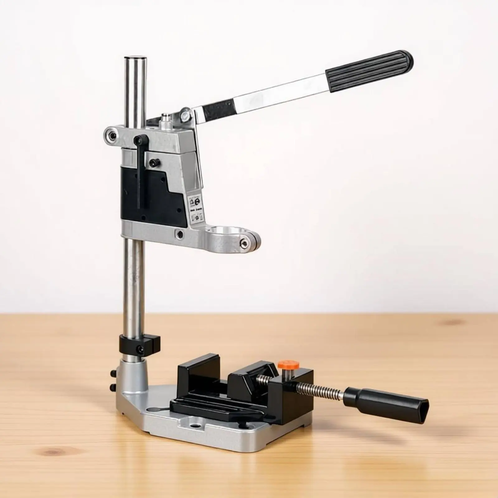 

Electric Drill Stand Easy to Use Universal Tool Stand Portable Drill Press Angle Drilling Power Equipment Sturdy Metal Base