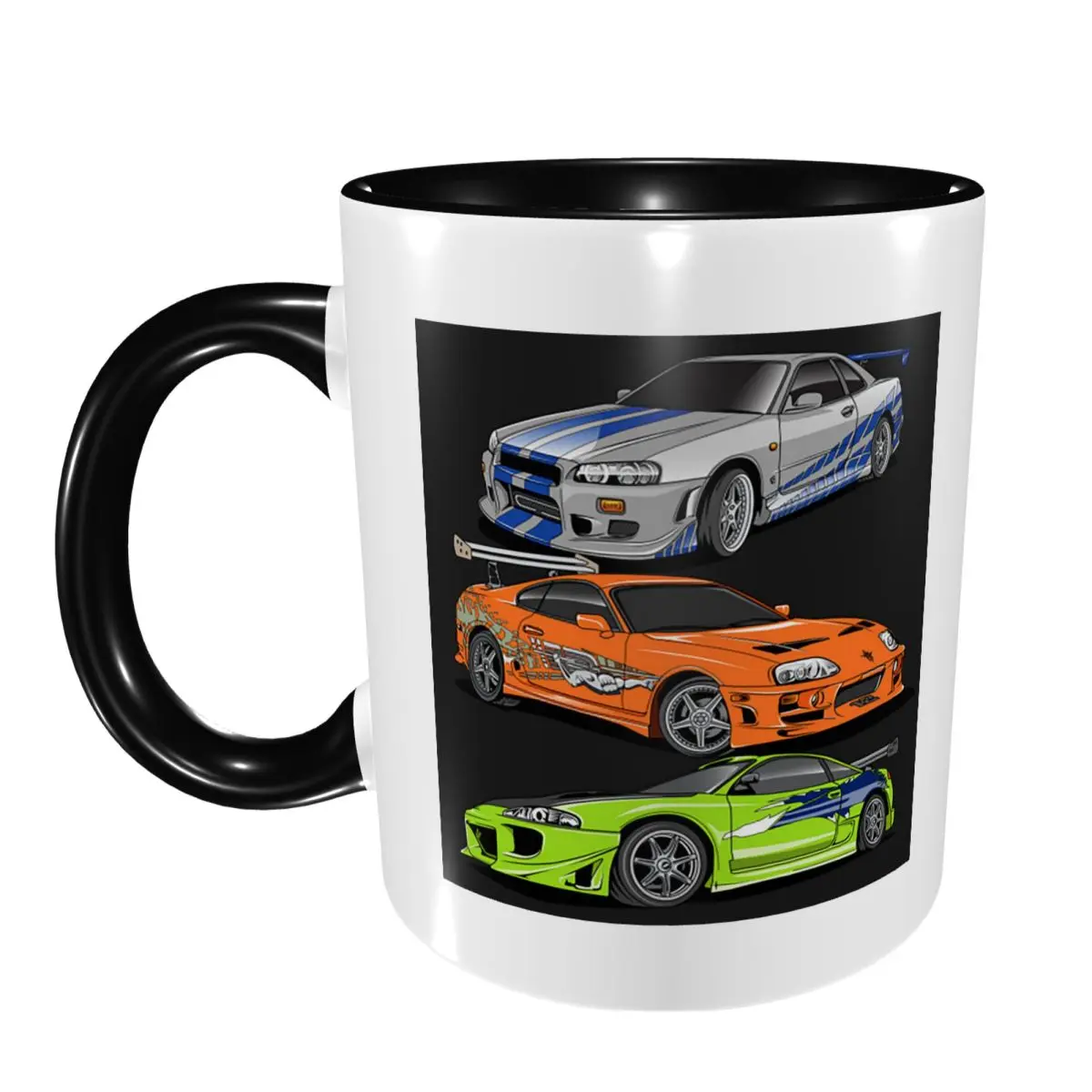 Movie Fast And Furious Brian O'connor Mug Funny Ceramic Coffee Cups Tea Mugs Milk Cup Drinkware Gift for Friends