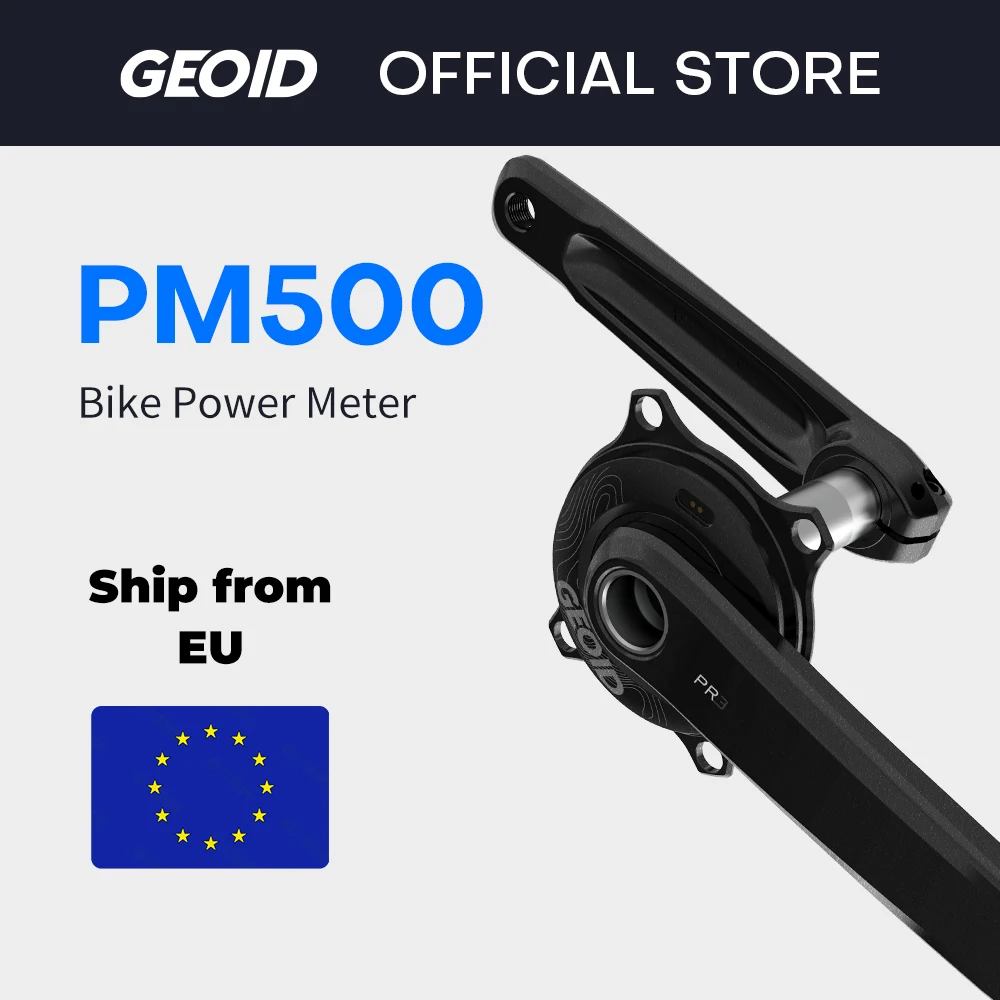 

GEOID PM500 Cycling Bike Spider-Based Power Meter 4Bolt 110BCD 24mm Spindle Bicycle Crankarm for Shimano