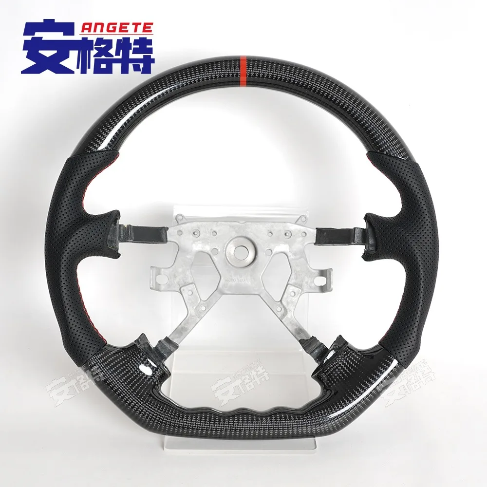 

Applicable to:Cross-border hot sale is suitable for 13-20 Nissan Tule PATROL Y61GU carbon fiber car steering wheel modification