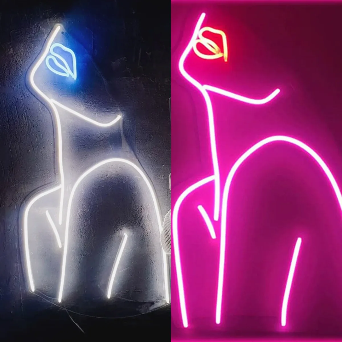 Female Logo Anime Characters Room Logo LED Neon Lights Logo Room Decoration Customized Neon Lights Anime Neon Lights