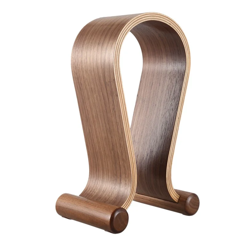 Kopfhörerständer aus Holz, Headset-Ständer, Desktop-Kopfhörer-Displayständer, Gamer-Geschenke, Heim- und Bürodekoration für fast alle Kopfhörer. – Detail 5