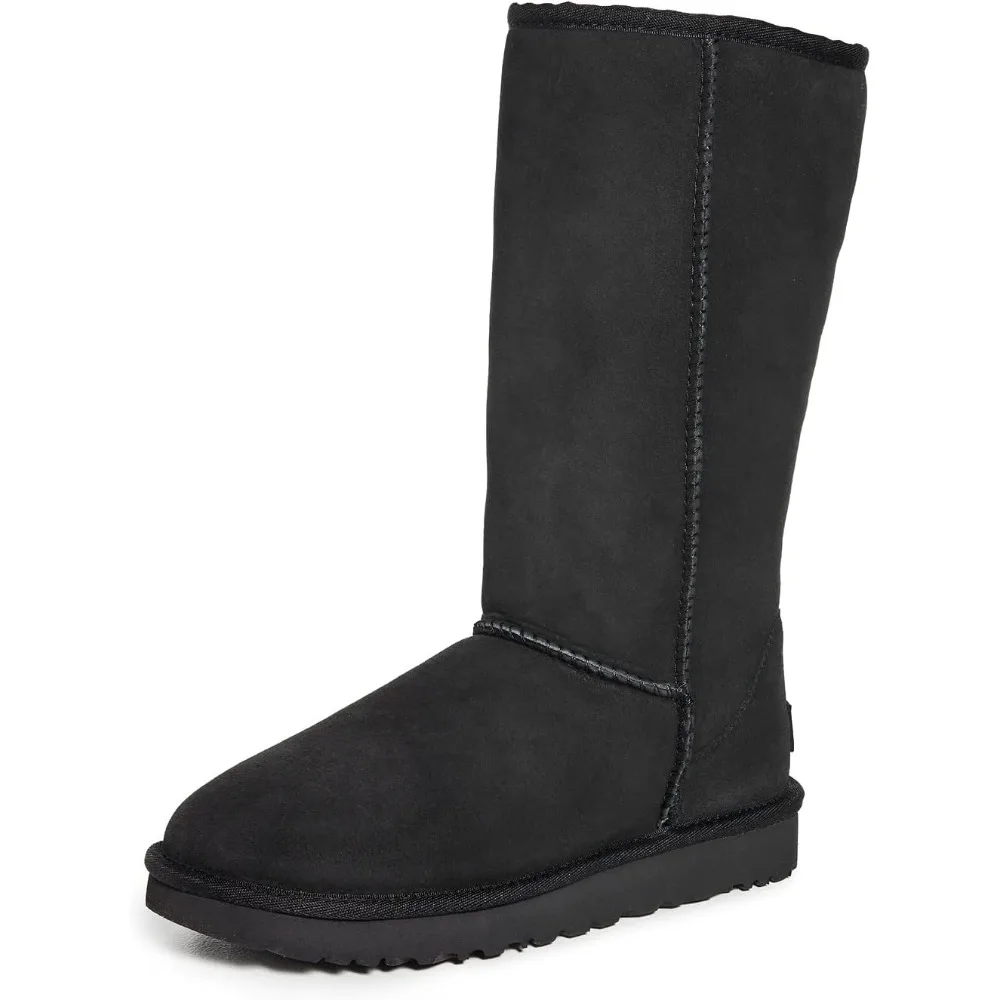 Women's Bailey Bow Tall II Boot,100% Leather Fabric ,Synthetic Outsole,17mm Sheepskin Lining and Insole Waterproof Boots