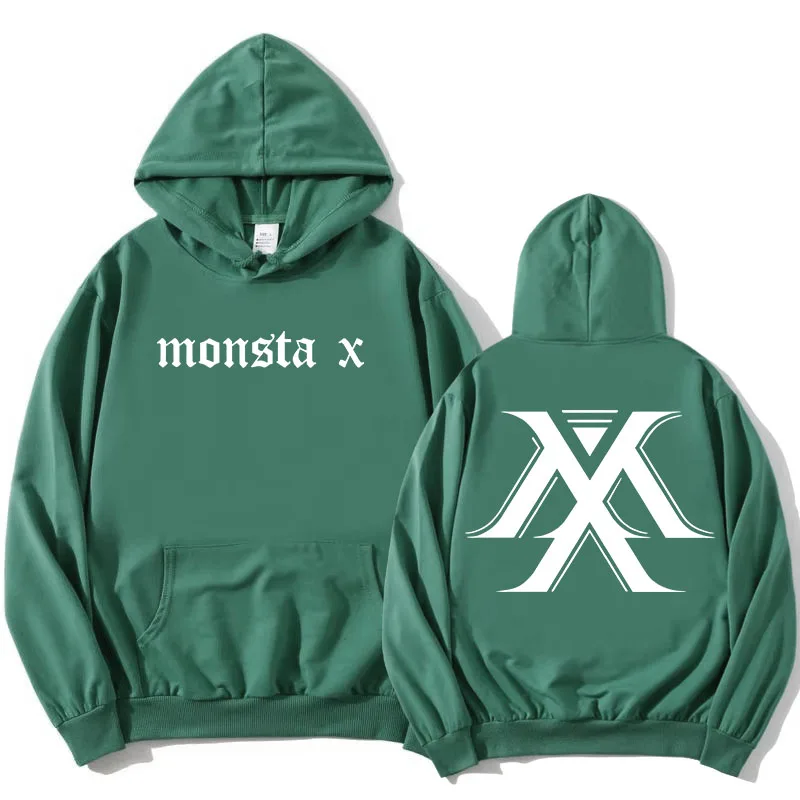 MONSTAX Koreaanse Jongens Band Fashion Hoodies 2025 EP De X Grafische Afdrukken Sweatshirts Lange Mouw Herfst Vrouwelijke Truien Unisex
