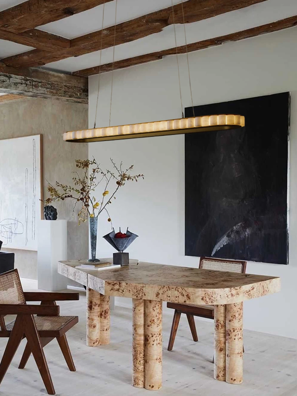 Illuminate Kitchen Dining Room Natural Marble Pendant Light
