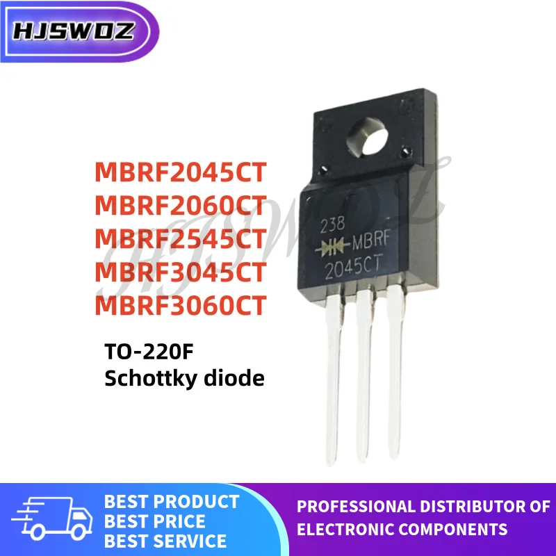 10piece New MBRF2060CT MBRF3045CT MBRF2045CT MBRF2545CT MBRF3060CT TO-220F schottky diode In Stock