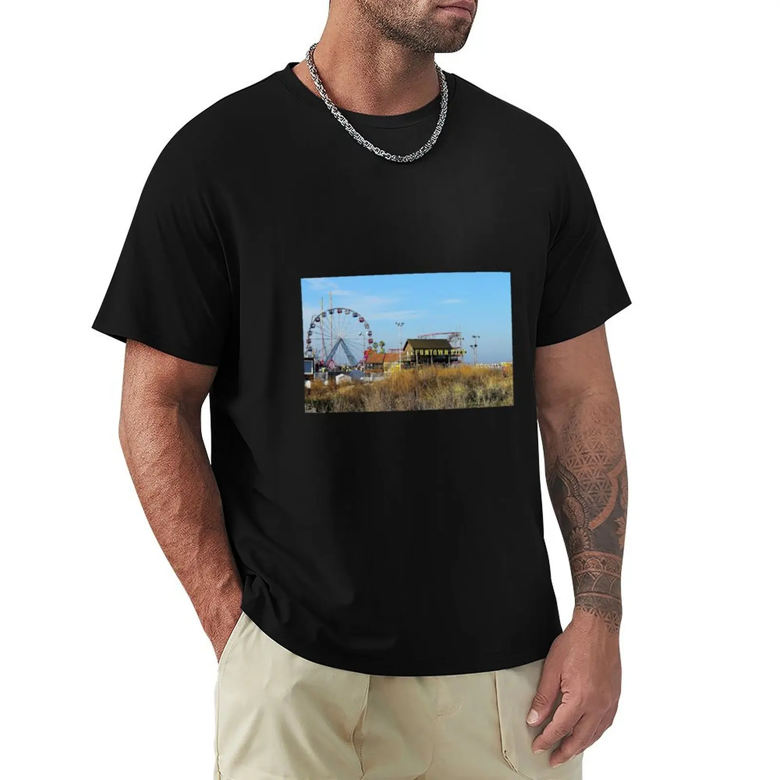 Lost But Not Forgotten on the Jersey Shore Funtown Pier Beach Boardwalk, Seaside Heights New Jersey T-Shirt