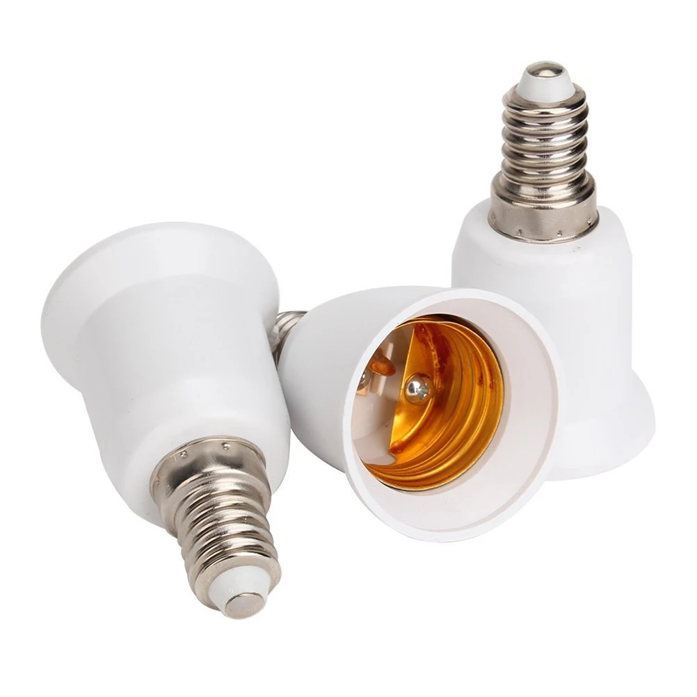 

5pcs LED Bulb Adapter E14 to E27 Converter 65x36mm 220V 2A High Temp Anti Burning Durable Easy Install Halogen LED CFL Lamp