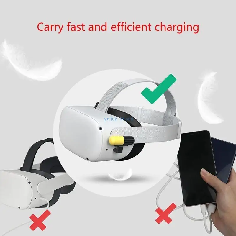 

583D Built-in Plug Capsule Power for Oculus Quest / Easy to Use