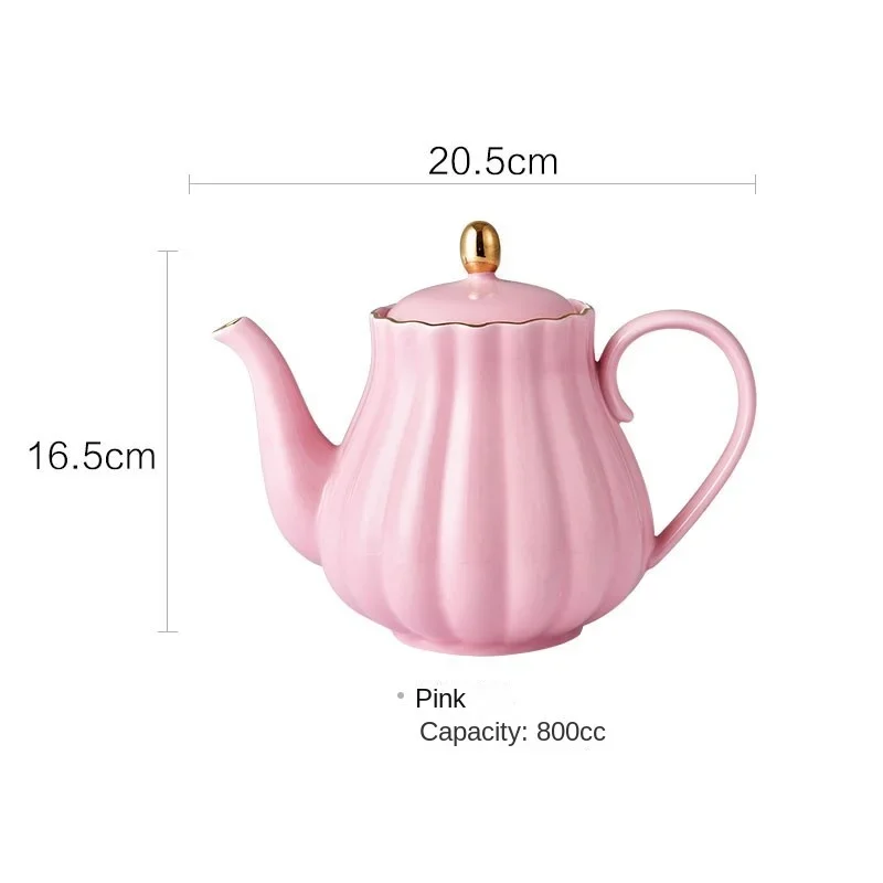 British Ceramic Handbrewed Coffee Pot Appliance Set Large Portable Tea  Afternoon  Pot with Filter