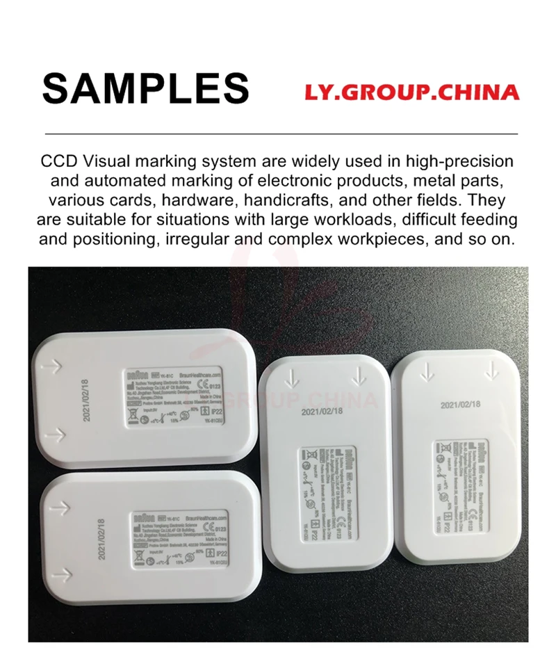 LY Fiber Optical UV Green Light CCD Visual Laser Marking Kit System, Optional Onveyor Belt, Industrial Computer