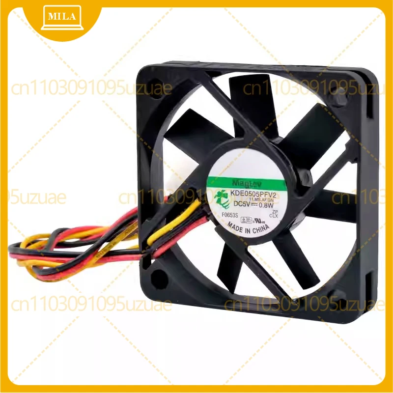 

For Jianquan SUNON KDE0505PFV2 5010 5V 0.85CM Ultra-thin Silent Cooling Fan Test Working