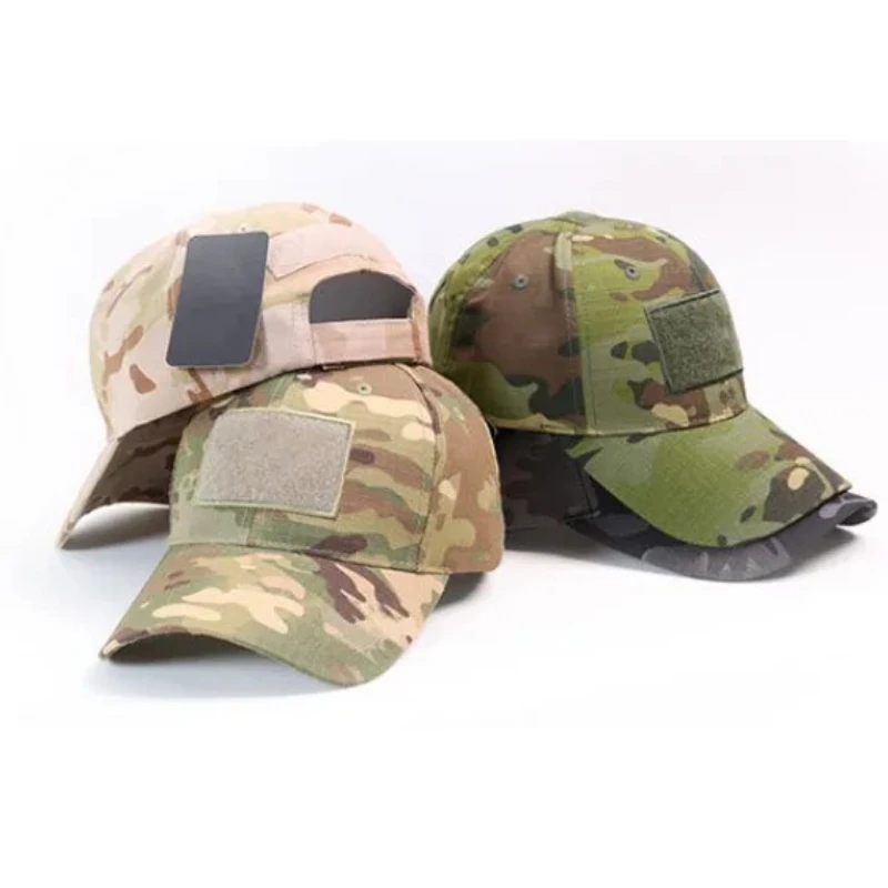 Novo boné de beisebol camuflado masculino respirável protetor solar chapéu esportes ao ar livre caça caminhadas acampamento praia pesca chapéu de sol