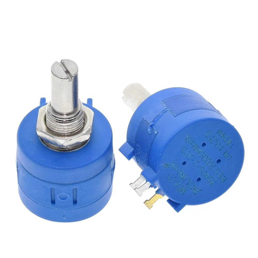 3590S マルチターンポテンショメータ 500 1K 2K 5K 10K 20K 50K 100K オームポテンショメータ調整可能な抵抗器 3590 102 202 502 103