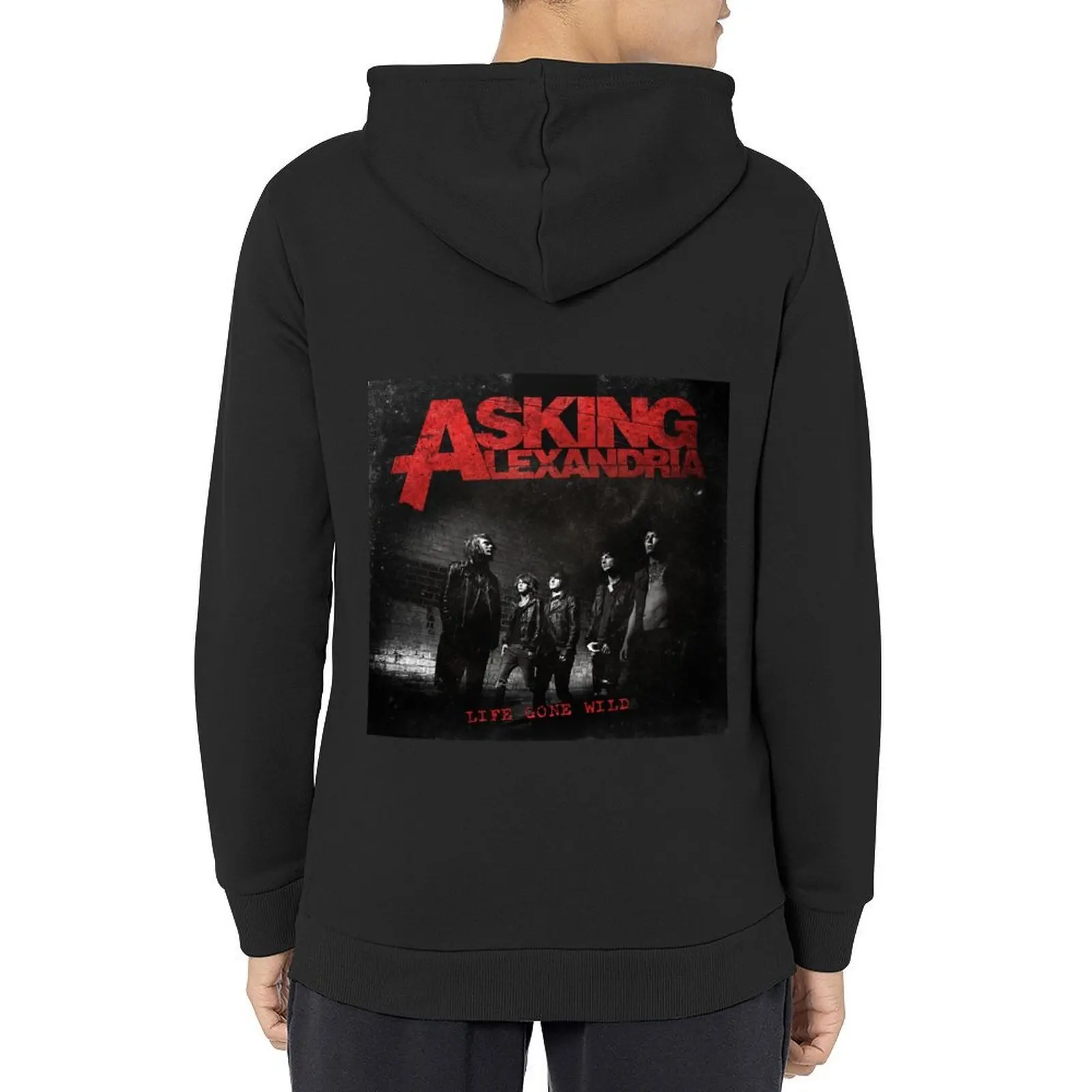 

Asking Alexandria Life gone wild Hoodie hooded shirt male clothes mens clothing korean autumn clothes big size hoodie