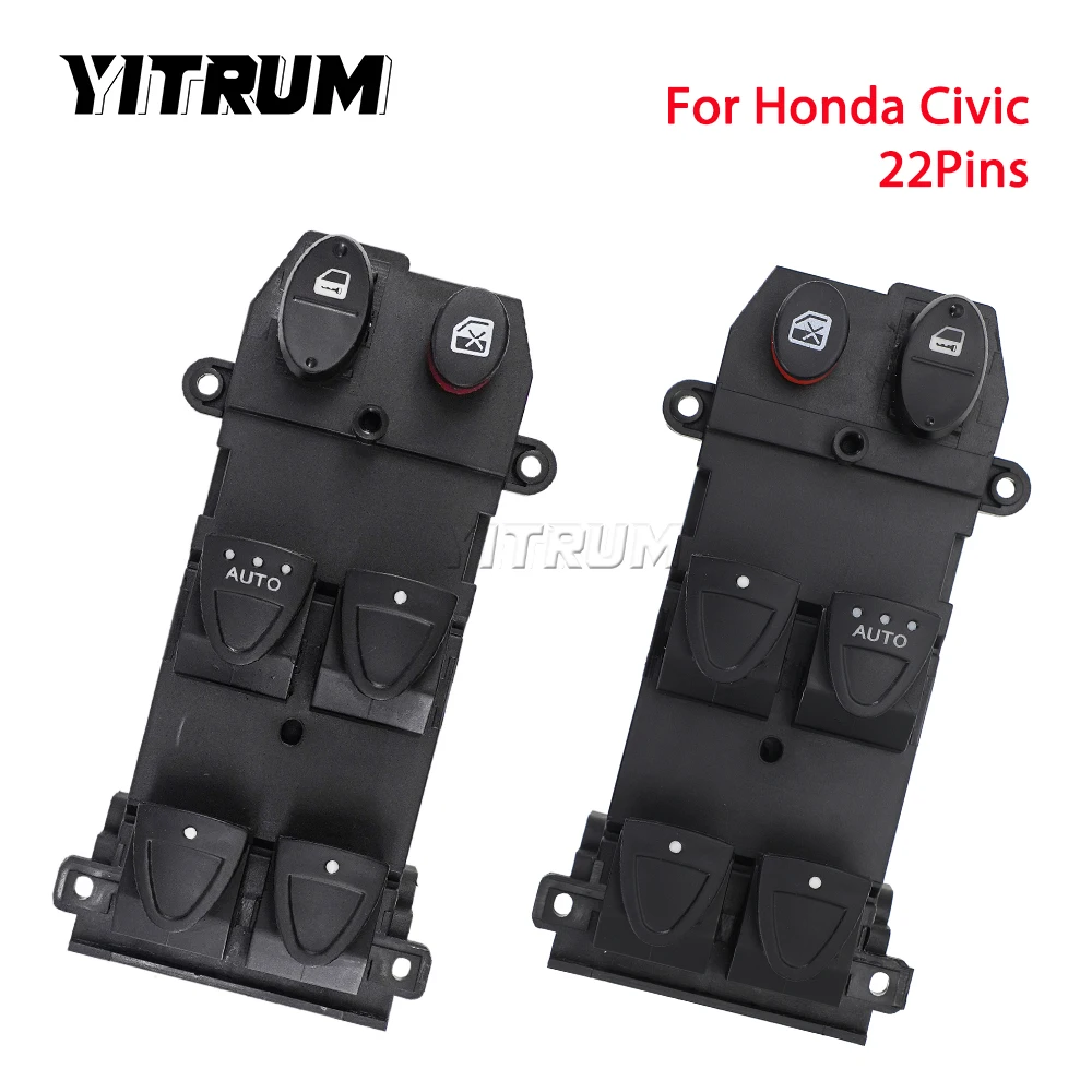 

YITRUM 35750-SNV-H52 35750-SNV-U015 35750-SNA-A130 Front Left Right Side Window Switch For Honda Civic 2006 2007 2008 2009 2010