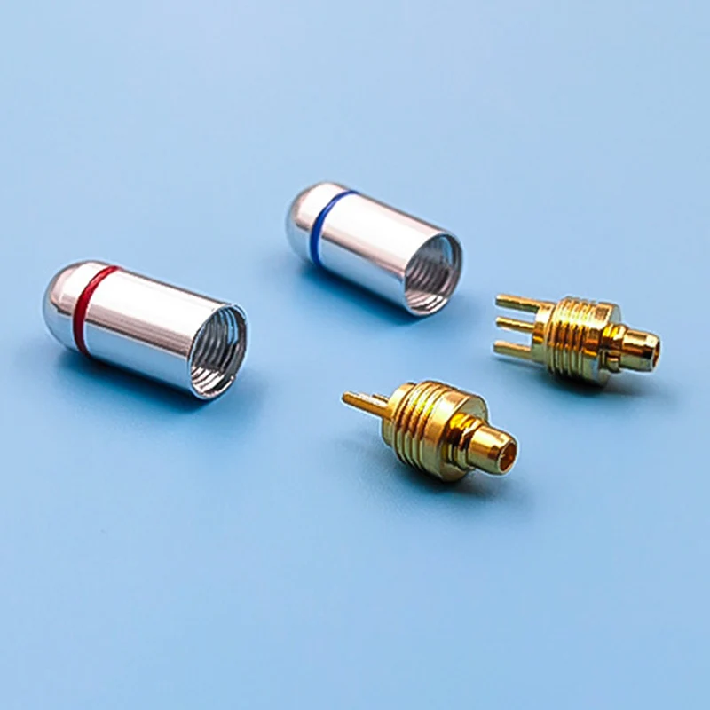 2pcs MMCX Connector MMCX Pin Plugs For Gold Plated MMCX Connector