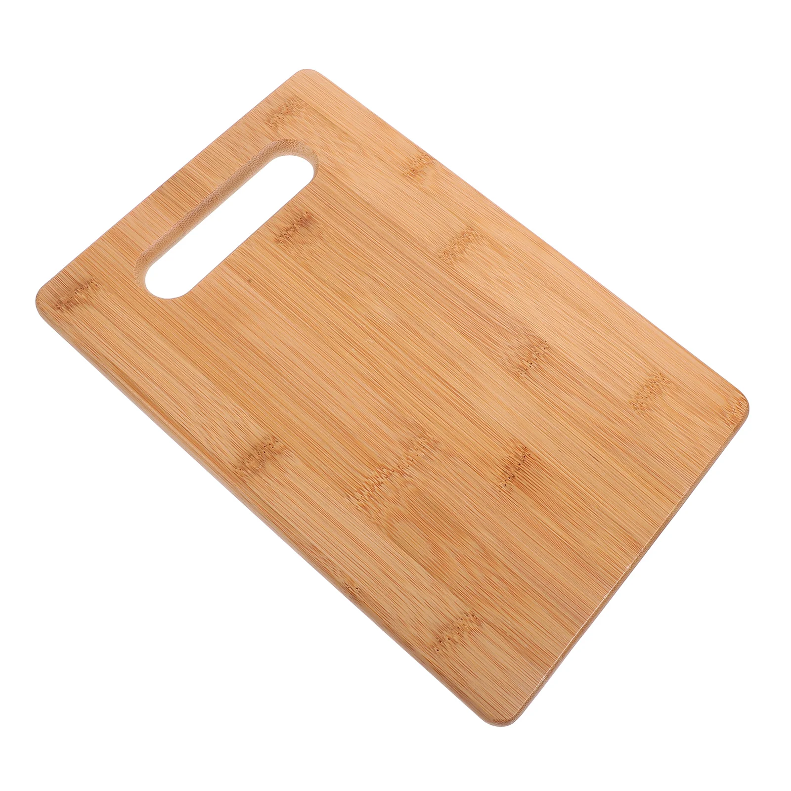 Bamboo Cutting Board Hanging Chopping Meal Prep Boards for Kitchen Square Khaki Home