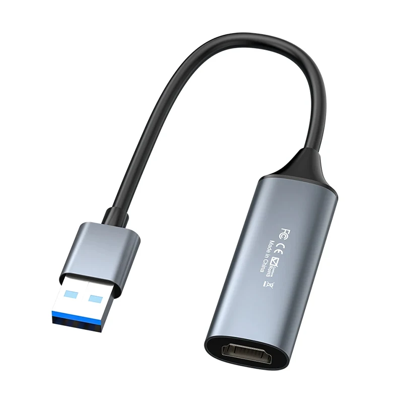 USB3.0/2.0 MS2130 Video Capture Card 4K HDMI-compatible 1080@60Hz Game Grabber Record  for Switch Xbox PS4/5 Live Broadcast