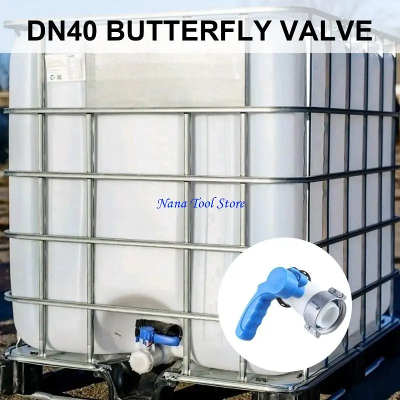 31GJ Water Tanks Adapter 1000L IBC DN40 Butterfly Valves Switches 62mm Adapter IBC Tanks Container Outlet Control Valves