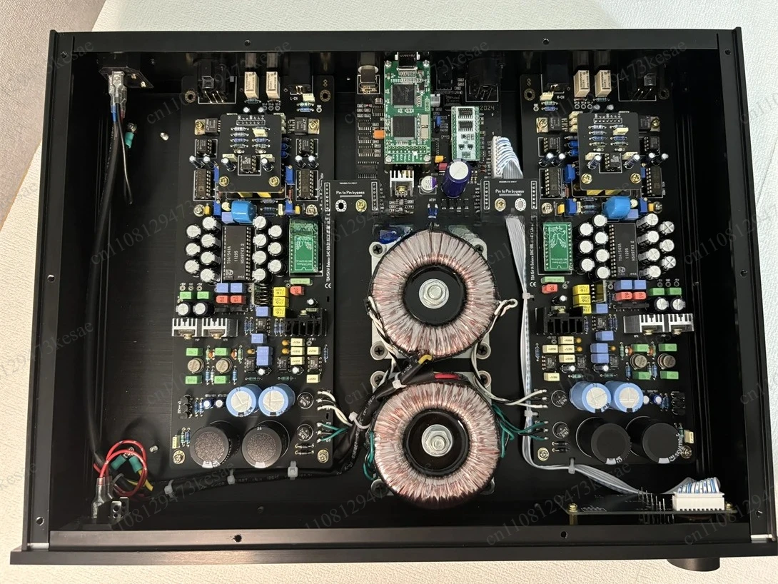 High-end TDA1541*2 DAC Decoders, 2*SAA7220PC+CS8412,Support External Clocks,11.2896MHz&12.288MHz,AES+USB+Coaxial,Fiber optic