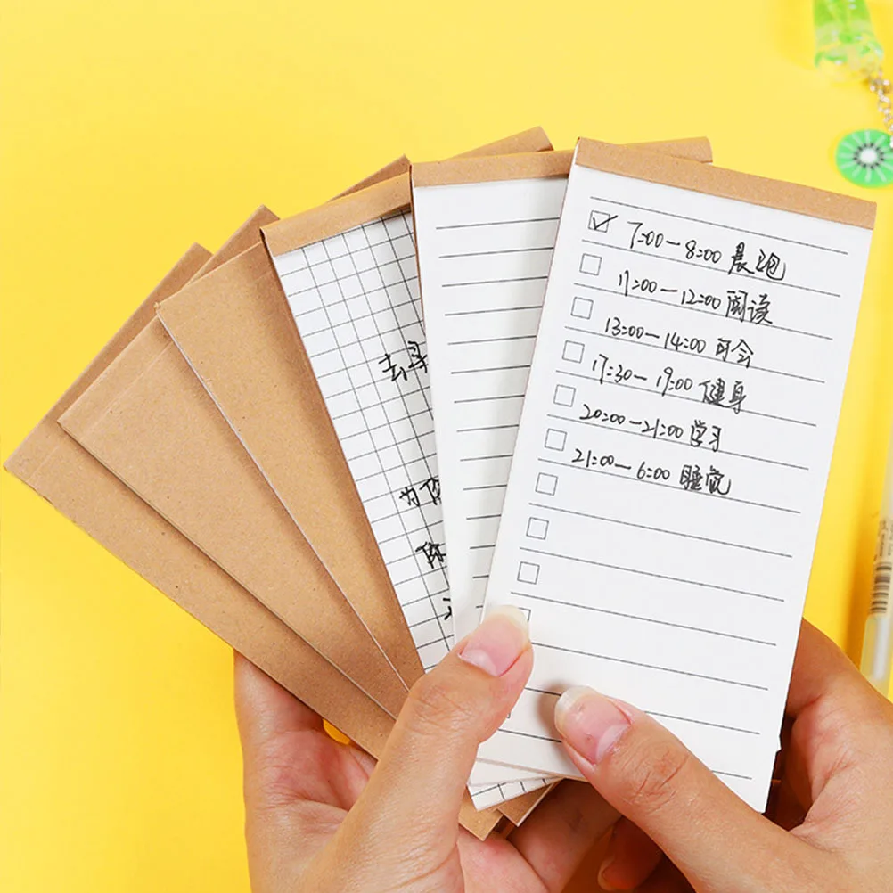 

8Pcs Memo Notepads Tearable Note Pads for Office School Home Use Student Stationery Organizer Planner Student Note Pads