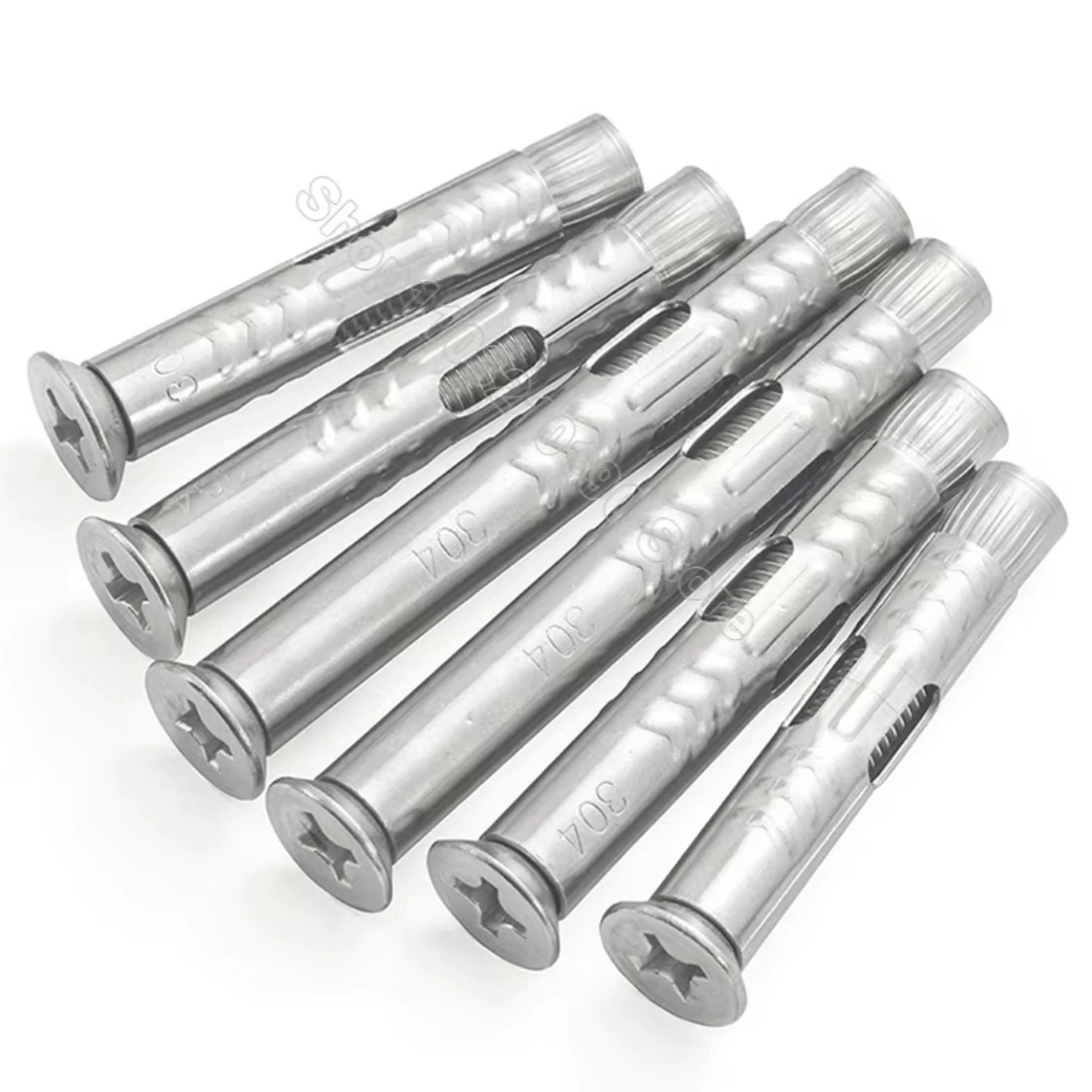 

M6 M8 M10 M12 Stainless Steel Phillips Countersunk Head Expansion Screw Sleeve Concrete Anchor Built-in Tension Cross Flat Bolts