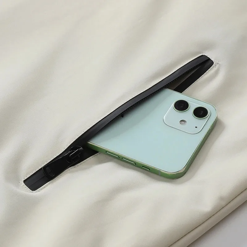 سترة خريفية جديدة مقاومة للرياح بلون سادة للرجال سترة رياضية فضفاضة غير رسمية في الهواء الطلق