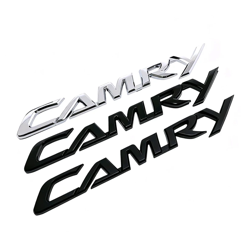 

НОВАЯ Эмблема на багажник автомобиля из ABS-пластика, наклейка с логотипом CAMRY для Toyota CAMRY 2006-2018, задняя буквенная наклейка, аксессуары для экстерьера автомобиля