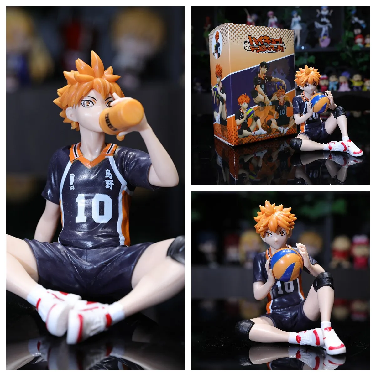 Animation Derivatives Action Figures 2 Poses Shoyo Hinata Bubble Surface Palm Doll Exquisite Decoration Car Model Brithday Gift