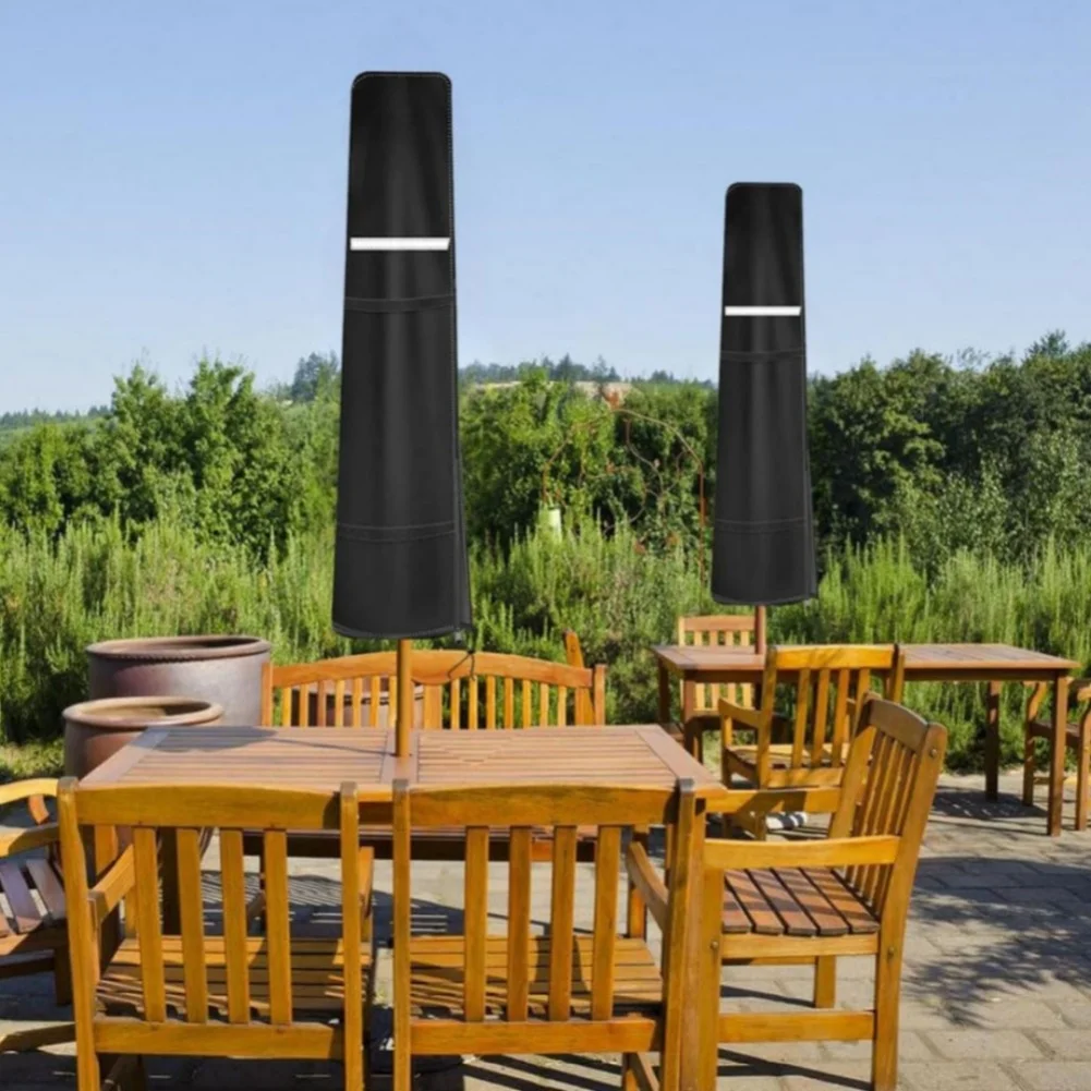 

Tear Resistant Cover 140*25*30cm Outdoor Umbrella Cover Adjustable Drawstring Heavy-duty Straps Outdoor Protection