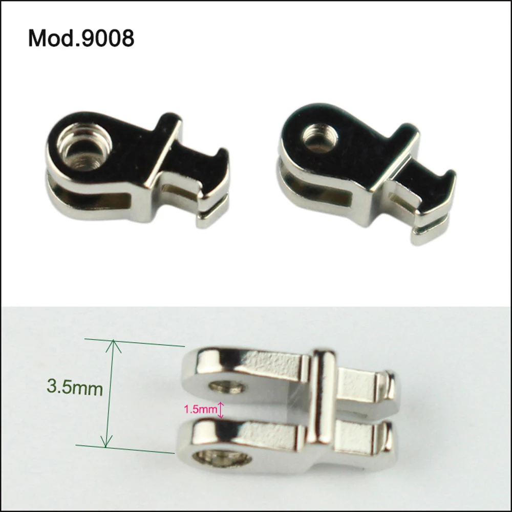 20pcs(10pairs) Plastic Eyeglasses High Nickle Glasses Hinge Replacement End Piece Temple Single Double Tooth Repair Accessory