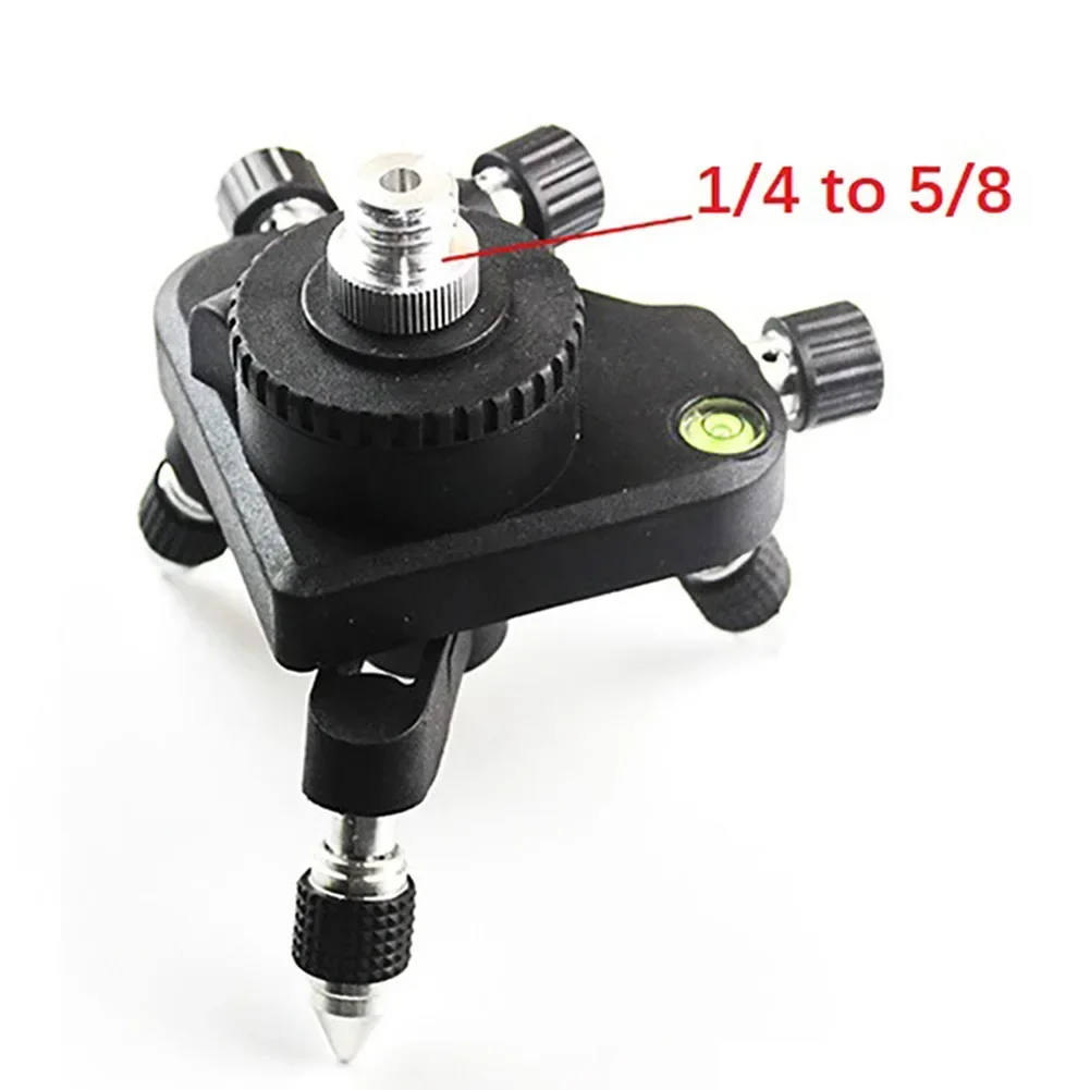 Level Base Adjustable Rotation Meter Tripod Bracket 1/4\