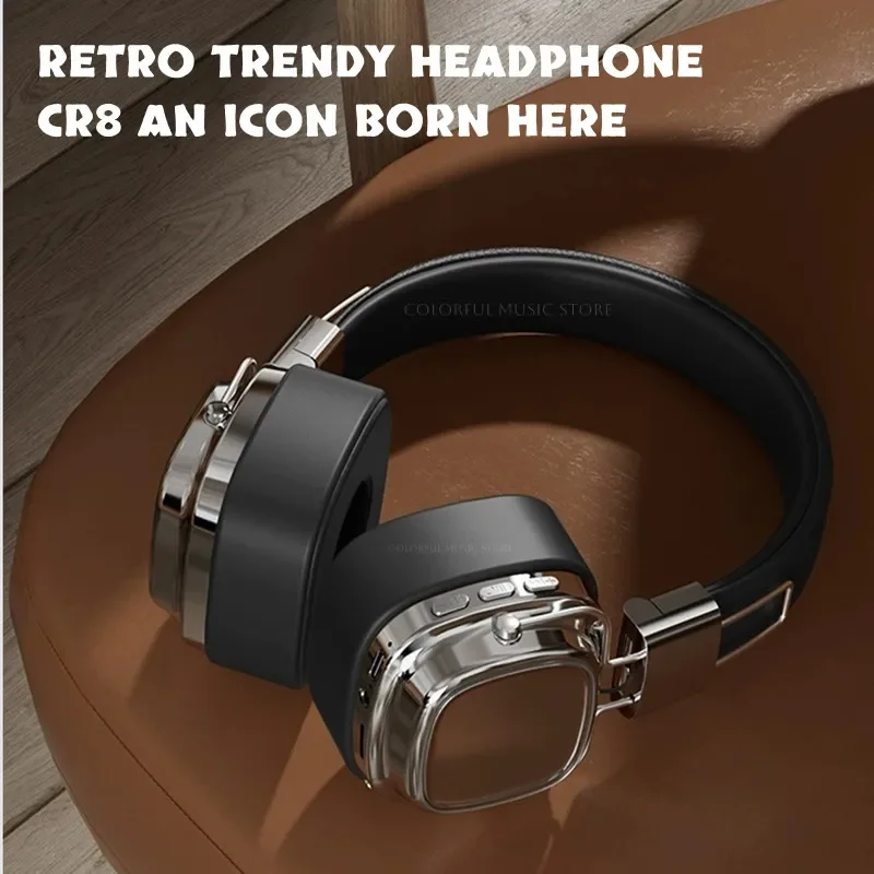 

Ретро наушники-вкладыши Беспроводные Bluetooth 5,3 гарнитуры HIFI стерео звуки игровые наушники TF/AUX музыкальный плеер шумоподавление