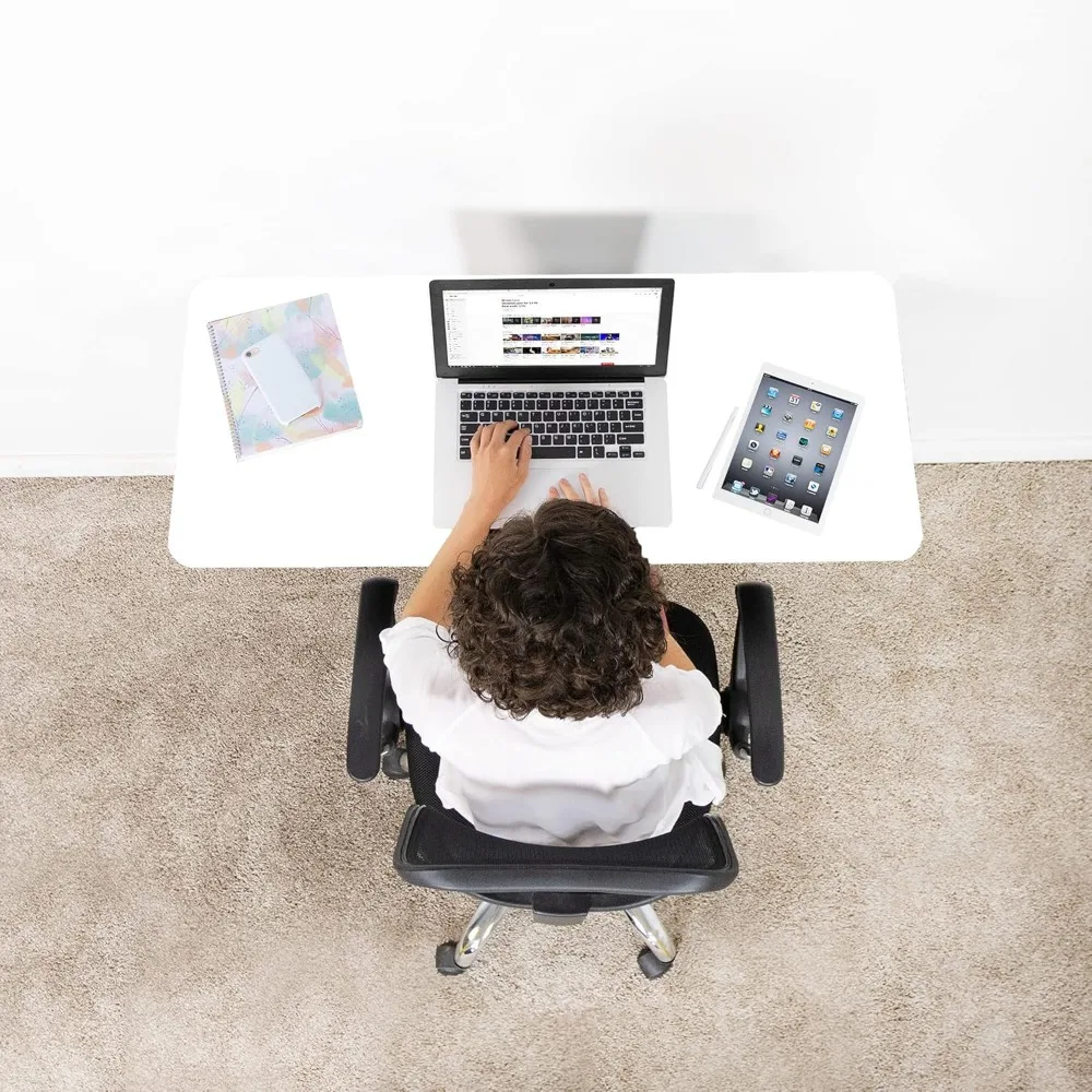 للطي 43 بوصة الحائط منضدة قابل للتعديل بين قوسين الأبيض أضعاف بعيدا الجدول محطة العمل الرف مكتب تخزين الحل