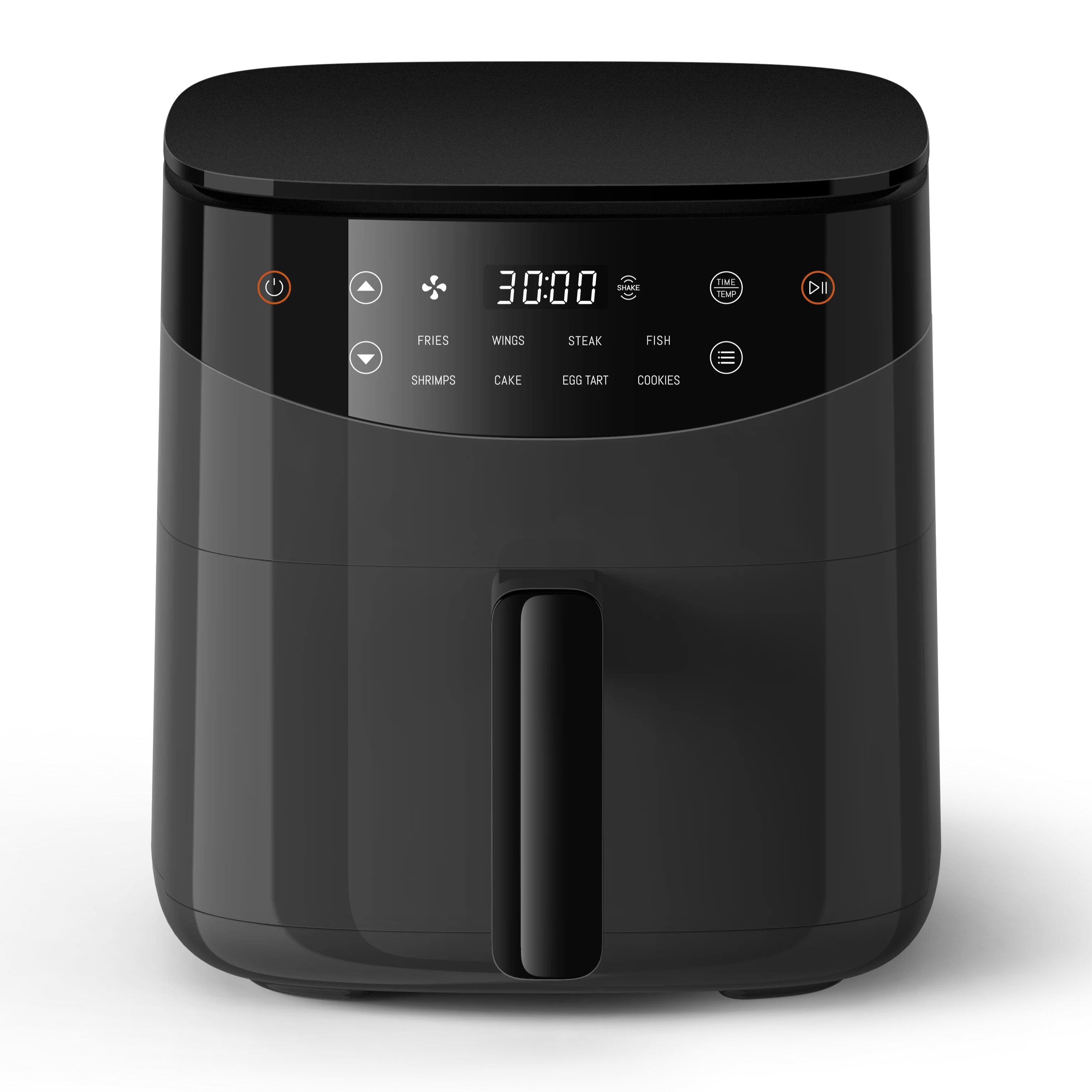 4L Smart Air Fryer - 1350W Touch Panel with 80-200℃ Custom Temp Control, Color Customizable