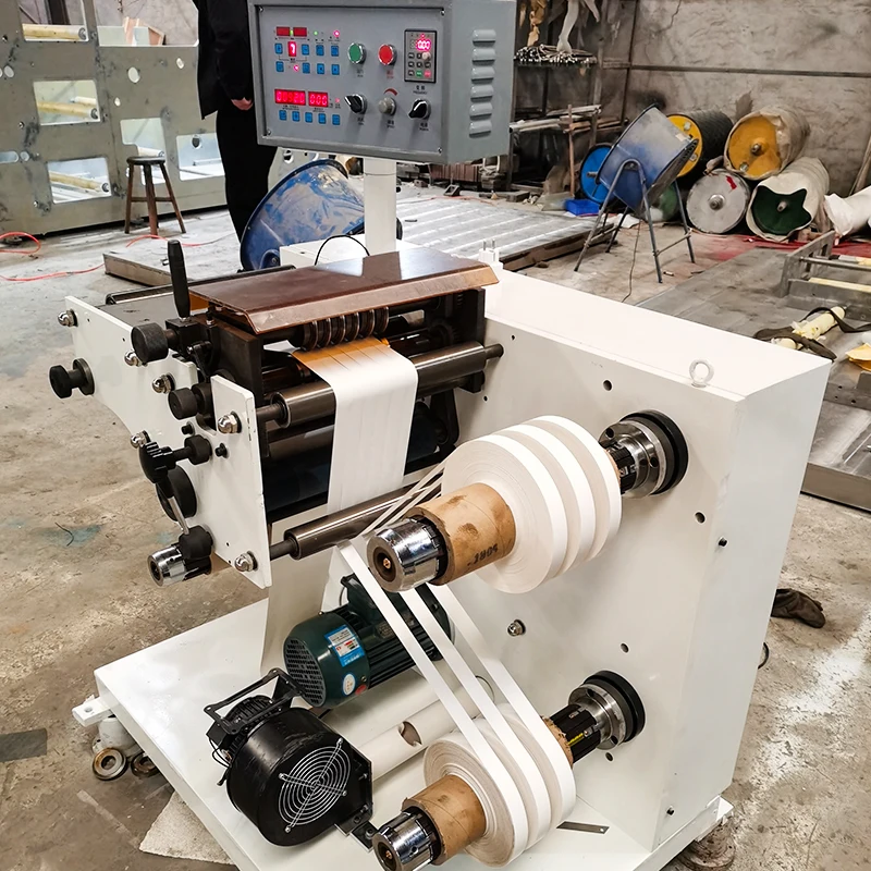 Factory Price Automatic Paper Roll Slitting Machine Plastic Film PE BOPP Slitting Rewinding Machine